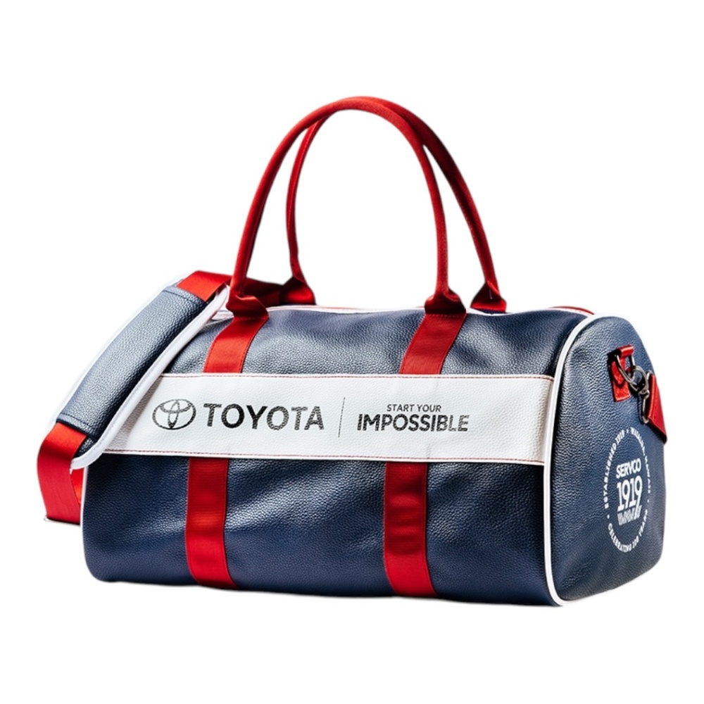 TOYOTA Limited Edition 100th Anniversary vintage style Leather Sport Bag NWT